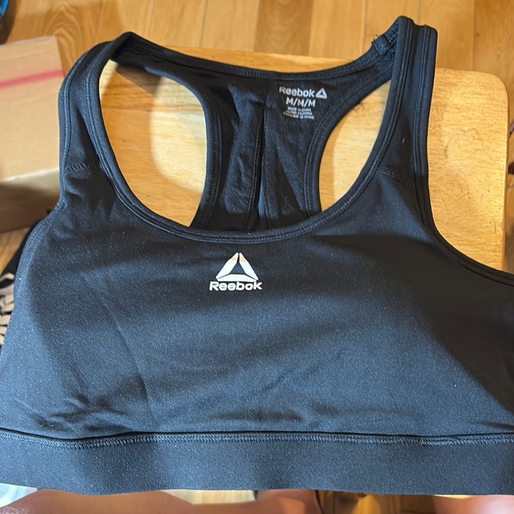 Reebok Black Sports Bra